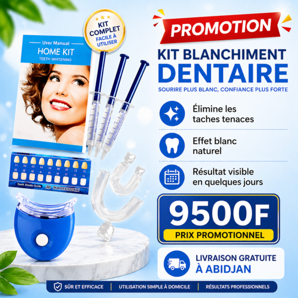 Smile Luxe™ – Le Kit Parfait pour un Sourire éclatant et Irrésistible